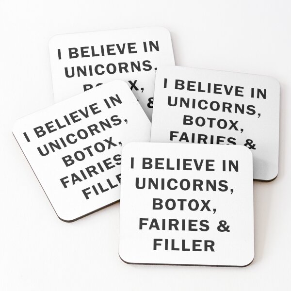 Item preview, I believe in uniconts, botox, fairies and filler designed and sold by ValentinaHramov.