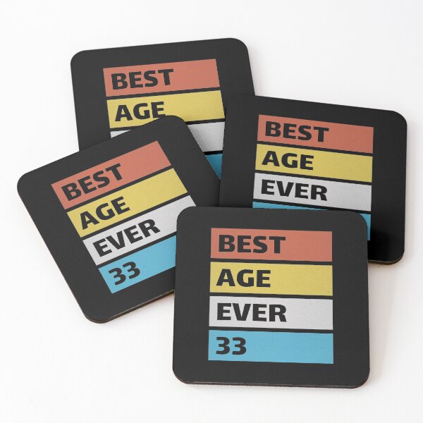 Item preview, Best Age Ever 33 designed and sold by Typography & Streetwear.
