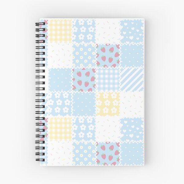 Item preview, Quilt Blue Pastel Aesthetic Flowers Gingham Cute Cozy Cottagecore designed and sold by candymoondesign.