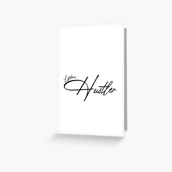 Hustler Greeting Cards | Redbubble