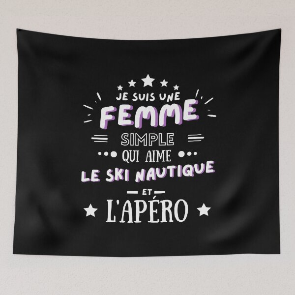 Item preview, Humor woman mom celebrates aperitif and water skiing designed and sold by Ydurand.