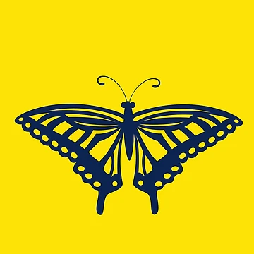 Artwork thumbnail, Beautiful Butterfly by Patternsonly