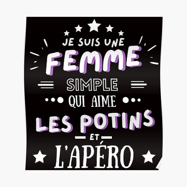 Humor Woman Mom Celebrates Aperitif And Belote Poster By Ydurand Redbubble