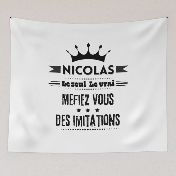 Item preview, Nicolas the only true humor best designed and sold by Ydurand.