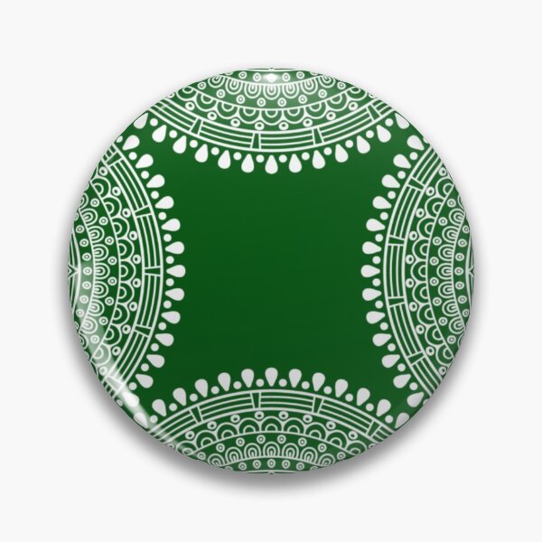 Item preview, Four half lace doilies on apple green designed and sold by Ninaeva.