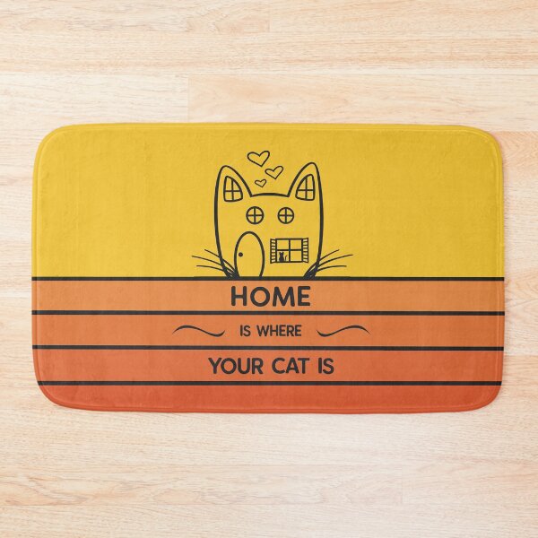 Item preview, Home Is Where Your Cat Is designed and sold by CutiPiStudios.