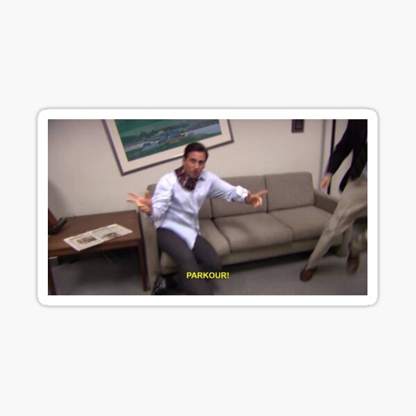 Item preview, Michael Scott parkour  designed and sold by lucreziatrebbi.