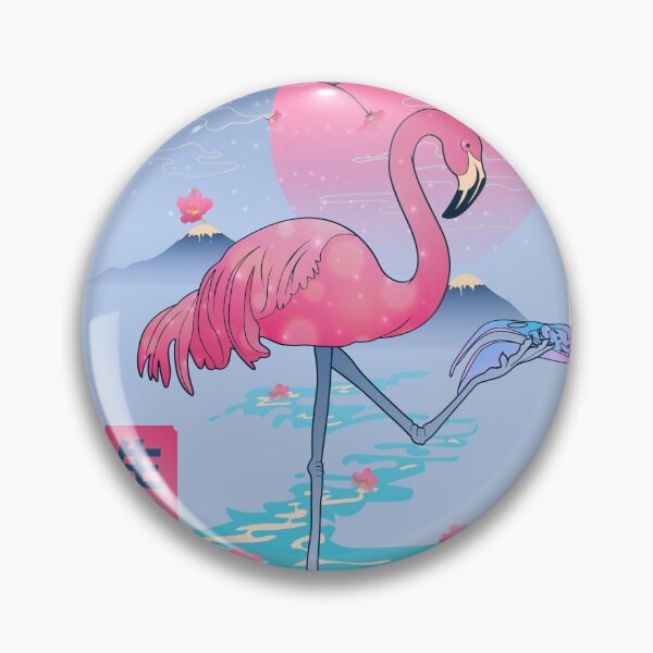 Item preview, Contemplative Flamingo designed and sold by Astrovada.