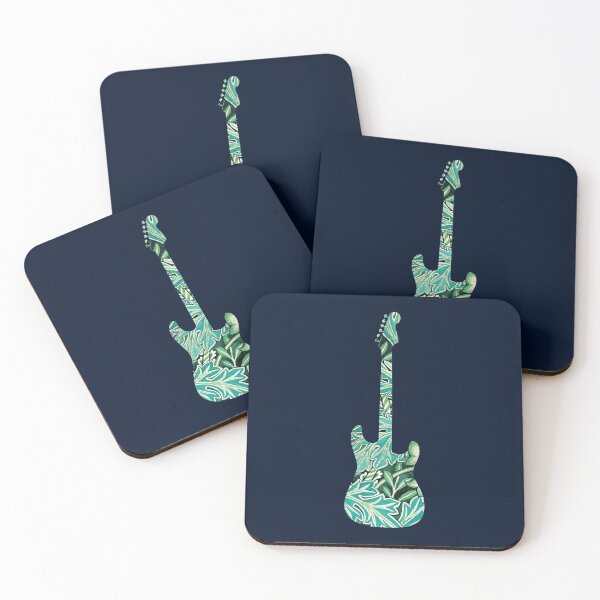 Item preview, S-Style Electric Guitar Leaves Pattern designed and sold by nightsworthy.