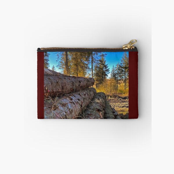 Item preview, Log Pile and Woodland - North Yorkshire Moorland Conservation designed and sold by WildBerryArt.