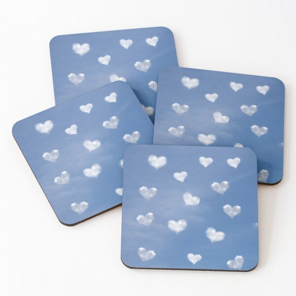 Item preview, Fluffy Heart-Shaped Clouds designed and sold by dass-art.
