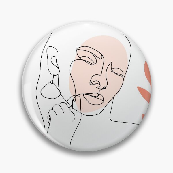 Item preview, One line woman portrait. Female poster. designed and sold by CoCoArt-Ua.