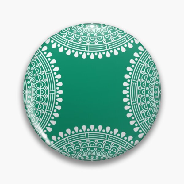 Item preview, Four half lace doilies on turquoise designed and sold by Ninaeva.
