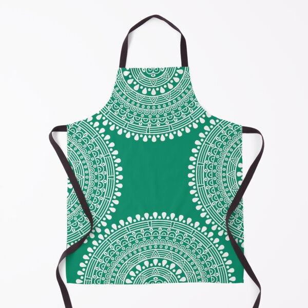 Item preview, Four half lace doilies on turquoise designed and sold by Ninaeva.