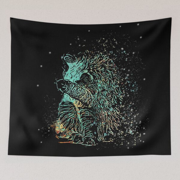 Item preview, Grooming Cat - Fraying colour burst ink splash designed and sold by PrintInks.