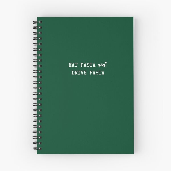 Item preview, Eat Pasta and Drive Fasta British Racing Green designed and sold by TheGreekGuy.
