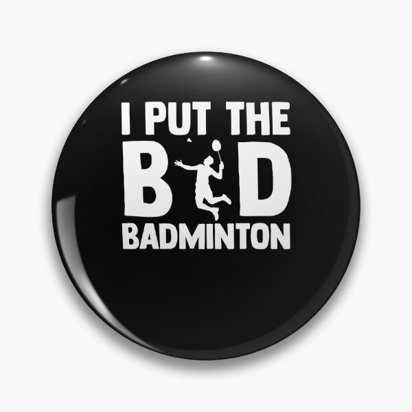 Item preview, I Put the Birdie over Badminton Net Badminton player designed and sold by Nessshirts.