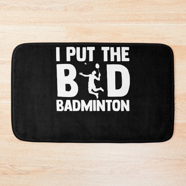 Item preview, I Put the Birdie over Badminton Net Badminton player designed and sold by Nessshirts.
