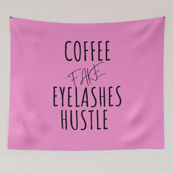 Item preview, Coffee Fake Eyelashes Hustle designed and sold by SunfullyYours.
