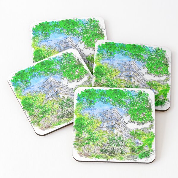 Item preview, Gifu Castle in the Leaves Japan designed and sold by VerboShop.