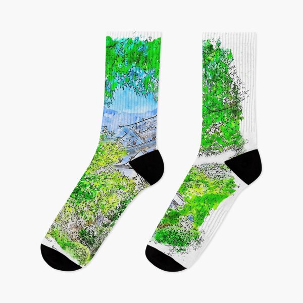 Item preview, Gifu Castle in the Leaves Japan designed and sold by VerboShop.