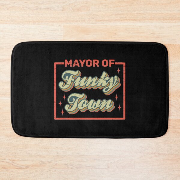 Item preview, Mayor of Funky Town - 70s 80s 90s Vintage old Mayor of Funky Town Design & Gifts designed and sold by shirti.