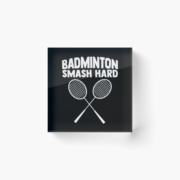 Item preview, Badminton Smash Hard Badminton Racket Badminton court designed and sold by Nessshirts.