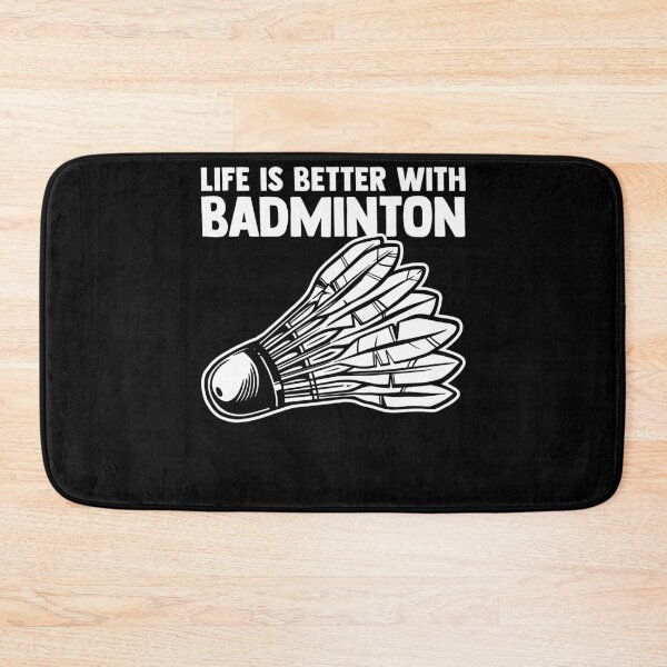 Item preview, Life is better with Badminton Birdie Badminton player designed and sold by Nessshirts.