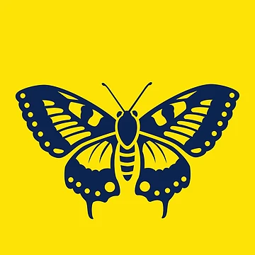 Artwork thumbnail,  Beautiful Butterfly by Patternsonly