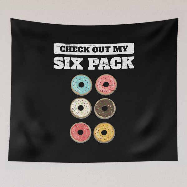 Item preview, Check Out My Six Pack Donut Pastry Donut Sprinkles Doughnut Dessert Knead Flour Egg Chef Sweet Dough Baking designed and sold by shirti.