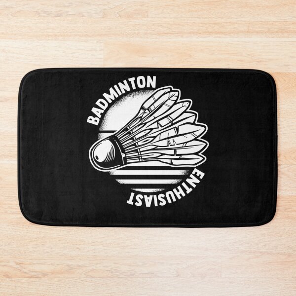 Item preview, The Badminton Enthusiast Shuttlecock Badminton Racket designed and sold by Nessshirts.