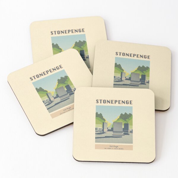 Artikelvorschau, Stonepenge Vintage Reiseplakat entworfen und verkauft von Melissa Delteil.
