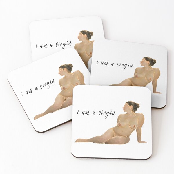 Item preview, Erotic woman, Nude woman with big boobs, Naked female body, Minimalist art work, I am virgin designed and sold by ArtworkByNina.