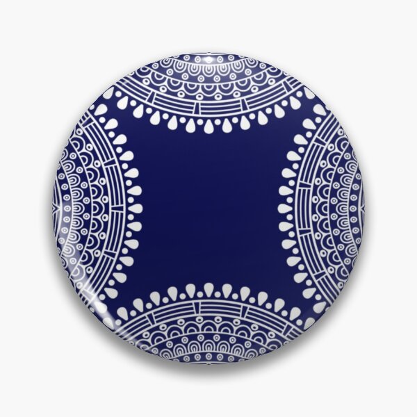 Item preview, Four half lace doilies on dark blue designed and sold by Ninaeva.