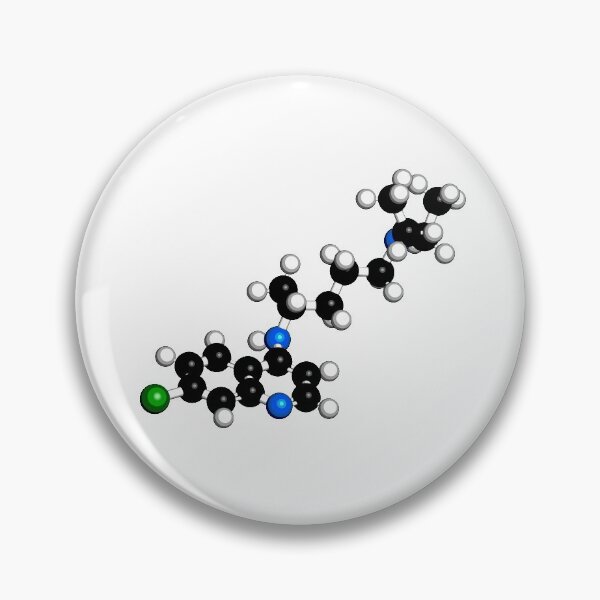 Item preview, Chloroquine malaria drug molecule designed and sold by molekuul.