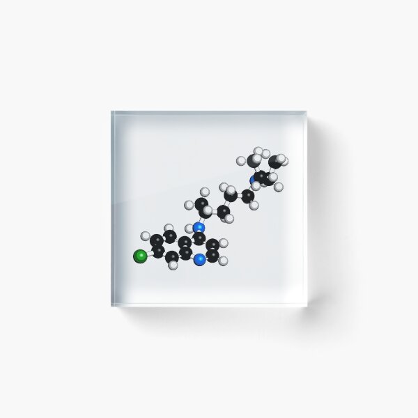Item preview, Chloroquine malaria drug molecule designed and sold by molekuul.