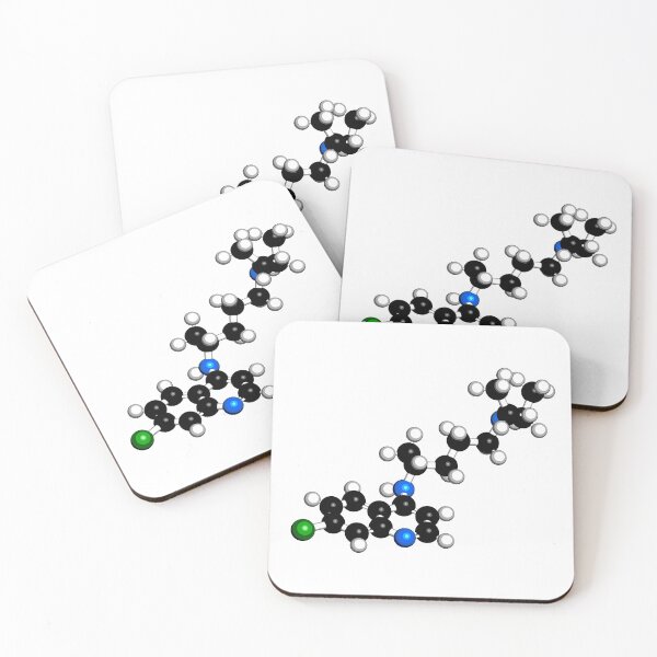 Item preview, Chloroquine malaria drug molecule designed and sold by molekuul.