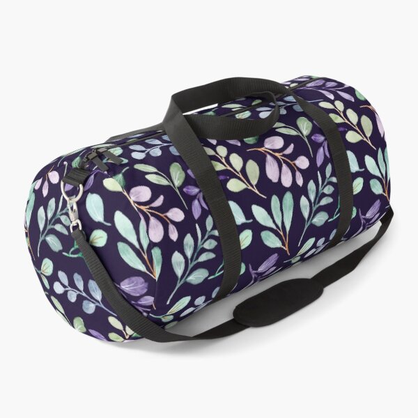 Item preview, Teal and Purple Leaf Pattern, beautiful and simple watercolor leaf pattern, fresh and soothing designed and sold by Orianah.