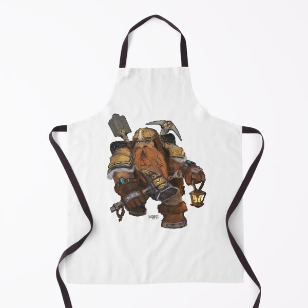Item preview, Dwarf miner fantasy illustration  designed and sold by dragonloot.