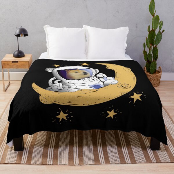 Item preview, Dogefather - Dogecoin to the Moon - Space Dogenaut Funny Crypto Gift designed and sold by hyggekrog.