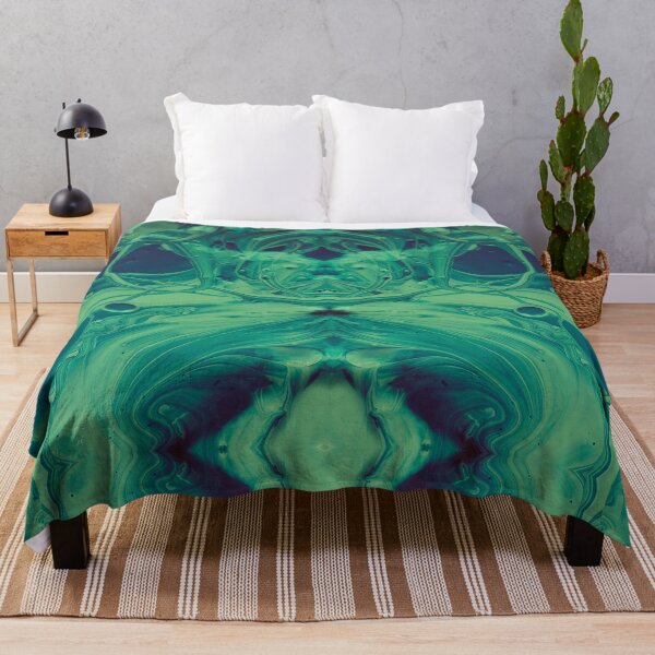 Item preview, Symmetry in turquoise blue green II designed and sold by Psilographics.