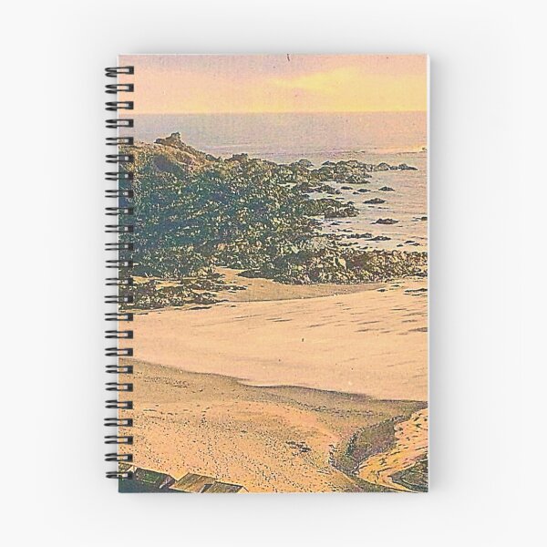 Item preview, Vintage Illustration of Coldingham Sands & Jock's Nose designed and sold by yourscotborders.
