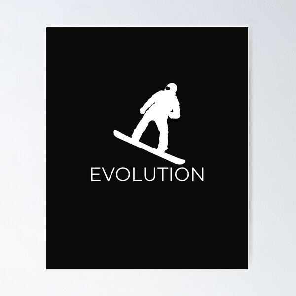 Item preview, Snowboard Evolution T-Shirt designed and sold by KANTRUTHAISHOP.