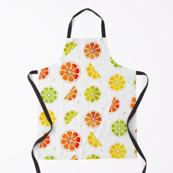 Item preview, Divertido Patrón de Frutas Tropicales Cítricos Naranja Lima Limón Colorido designed and sold by fluffibee.