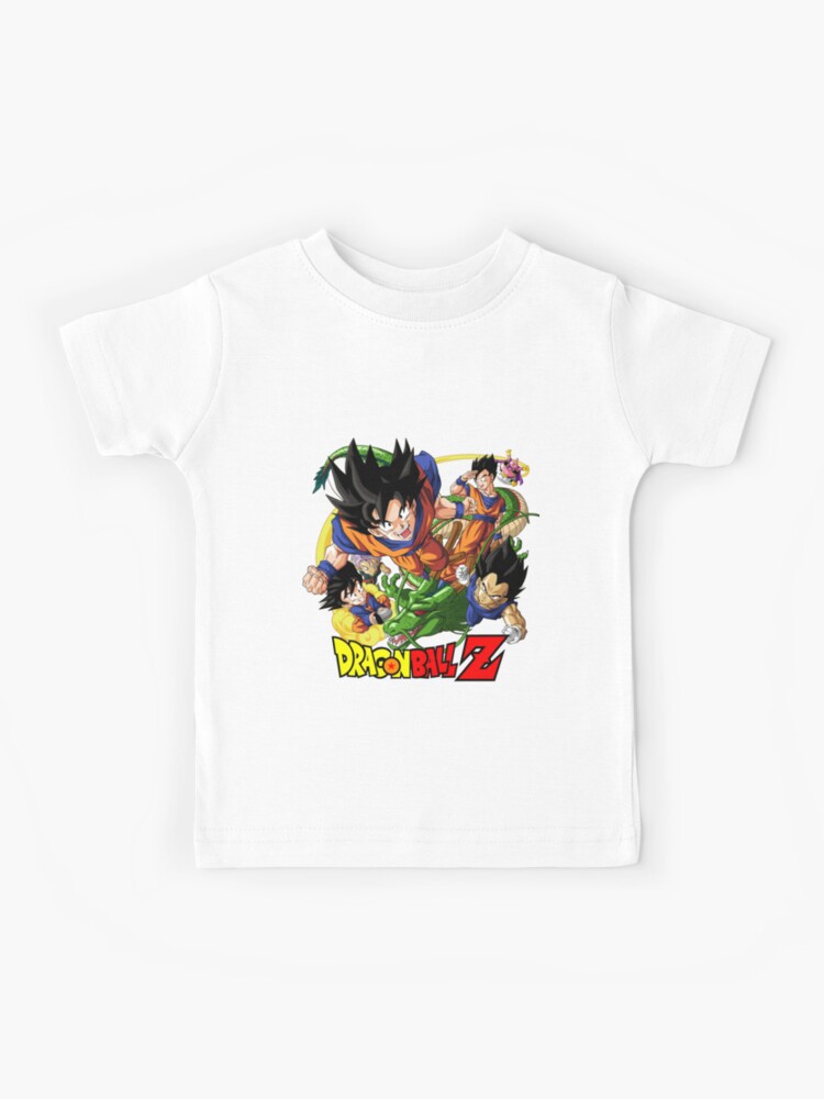 DBZ Characters Kids T-Shirt for Sale by DailyVibe