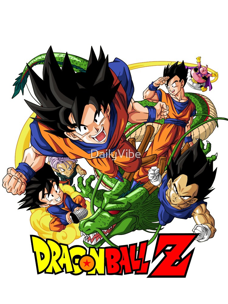 DBZ Characters Kids T-Shirt for Sale by DailyVibe