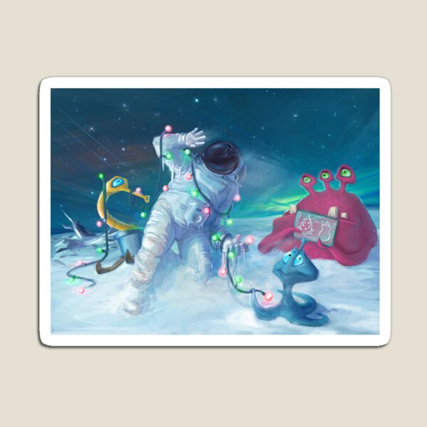 Alien Christmas traditions Magnet