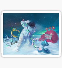 Alien Christmas traditions Sticker