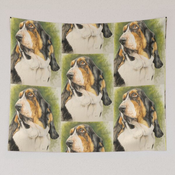 Item preview, Basset Hound in Color designed and sold by BarbBarcikKeith.
