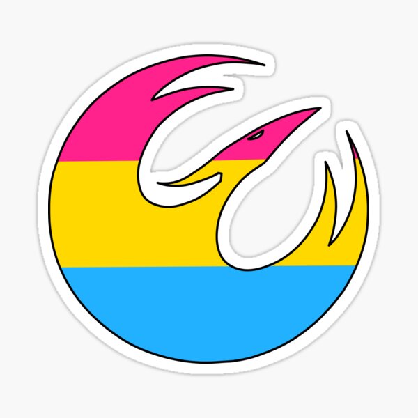Vista previa del artículo con la obra «Escuadrón Pansexual Fénix», diseñado y vendido por katewhiddon.